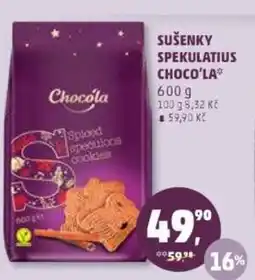 Penny Market Sušenky spekulatius choco'la nabídka