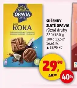 Penny Market Sušenky zlaté opavia nabídka