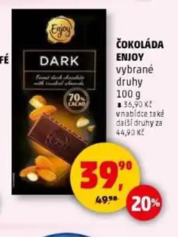 Penny Market Čokoláda enjoy vybrané druhy nabídka