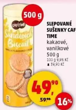 Penny Market Slepované sušenky café time kakaové, vanilkové nabídka
