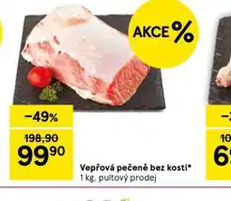 Tesco Vepřová pečeně bez kosti nabídka