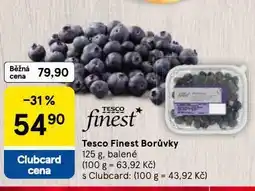 Tesco Borůvky nabídka