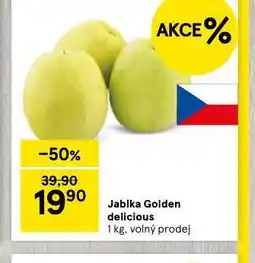 Tesco Jablka golden delicious nabídka
