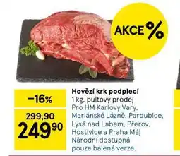 Tesco Hovězí krk podplecí nabídka