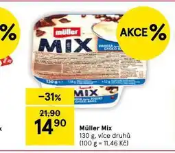 Tesco Müller mix nabídka