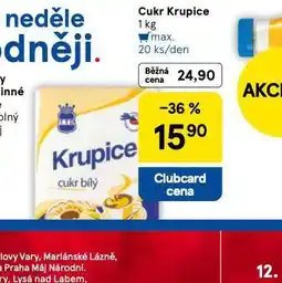 Tesco Cukr krupice nabídka