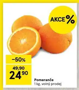 Tesco Pomeranče nabídka