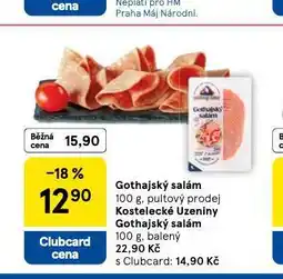 Tesco Gothajský salám nabídka