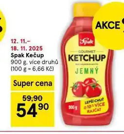 Tesco Spak kečup nabídka