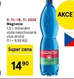 Tesco Magnesia nabídka