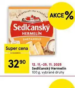 Tesco Sedlčanský hermelín nabídka