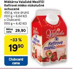 Tesco Kefírové mléko nízkotučné ochucené nabídka