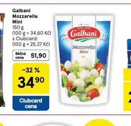 Tesco Mozzarella mini nabídka