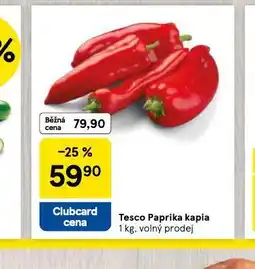Tesco Paprika kapia nabídka