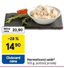 Tesco Hermelínový salát nabídka