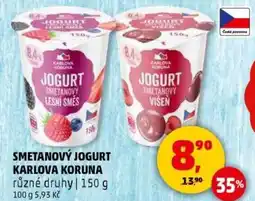 Penny Market Smetanový jogurt karlova koruna nabídka