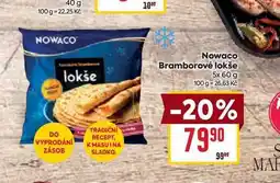 Billa Nowaco Bramborové lokše 5x 60g nabídka