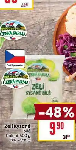 Billa Zelí Kysané bílé balení, 500 g nabídka