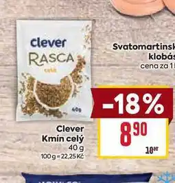 Billa Clever Kmín celý 40 g nabídka