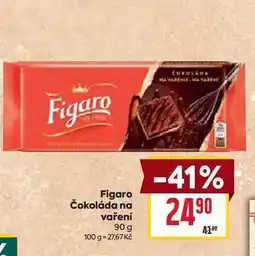 Billa Figaro Čokoláda na vaření 90 g nabídka