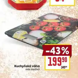 Billa Kuchyňská váha mix motivů nabídka