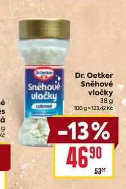 Billa Dr.Oetker sněhové vločky 38g nabídka