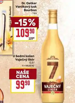 Billa U Sedmi kašen Vaječný likér 0,5l nabídka