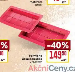Billa Forma na čokoládu sada 2 ks, silikon nabídka