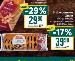 Billa Srdce domova Závin 400 g nabídka