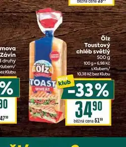 Billa Ölz Toustový chléb světlý 500 g nabídka