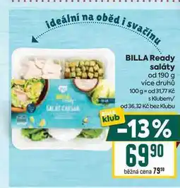 Billa BILLA Ready saláty od 190 g nabídka