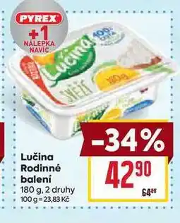 Billa Lučina Rodinné balení 180 g nabídka