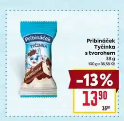 Billa Pribináček Tyčinka s tvarohem 38 g nabídka
