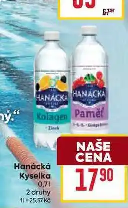 Billa Hanácká Kyselka 0,7l nabídka