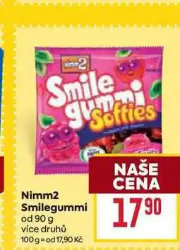 Billa Nimm2 Smilegummi od 90 g nabídka