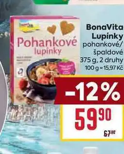 Billa BonaVita Lupínky Pohankové pohankové/ lupinky špaldové 375 g nabídka