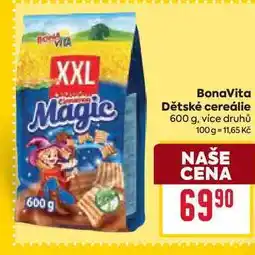 Billa BonaVita Dětské cereálie 600 g nabídka