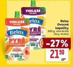 Billa Relax Ovocné kapsičky 200 g nabídka