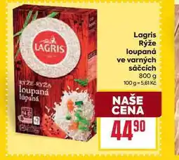 Billa Lagris Rýže loupaná ve varných sáčcích 800 g nabídka