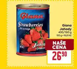 Billa Giana Jahody 400/160 g nabídka