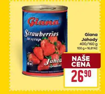 Billa Giana Jahody 400/160 g nabídka