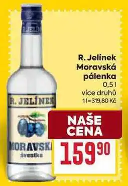 Billa R. Jelínek Moravská pálenka 0,5l nabídka