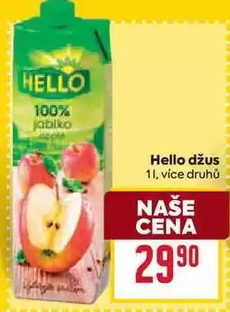 Billa Hello džus 1l nabídka
