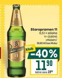Billa Staropramen 11 0,5l nabídka