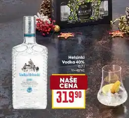 Billa Helsinki Vodka 40% 0,7l nabídka