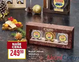 Billa Rudolf Jelínek Miniatury 3x 0,05l nabídka