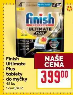 Billa Finish Ultimate Plus tablety do myčky 45 ks nabídka