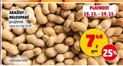 Penny Market Arašídy neloupané nabídka