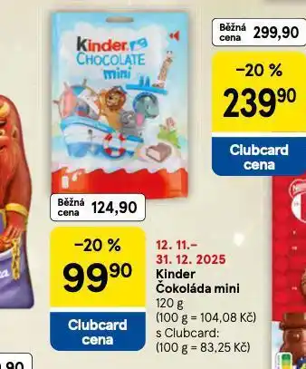 Kinder čokoláda mini
