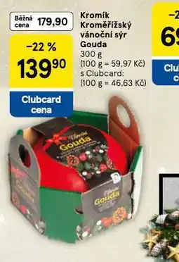 Tesco Kroměřížský vánoční sýr gouda nabídka